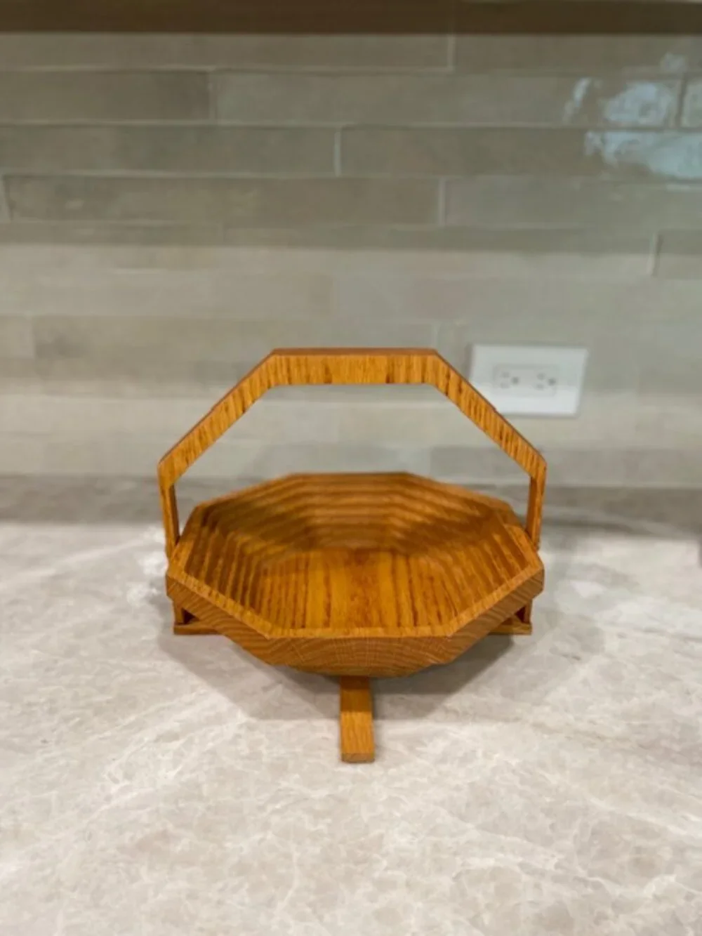 Vintage Williams Sonoma Wooden Collapsible Bread Holder